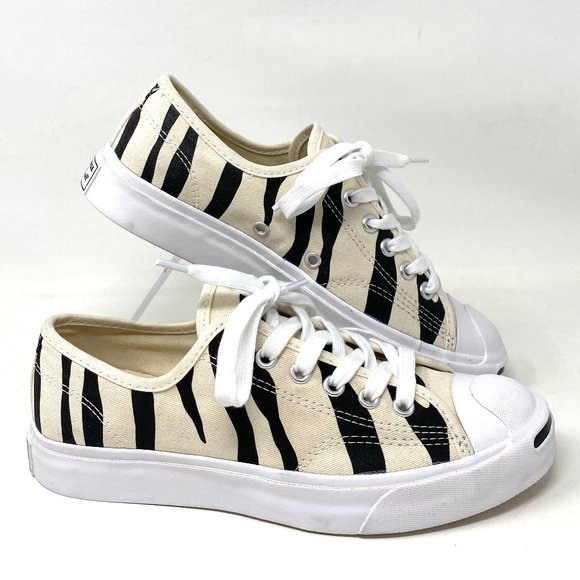 Converse Shoes - 💖MEGA SALE💖Converse Jack Purcell OX Women's Low Top Black White Zebra 165028C